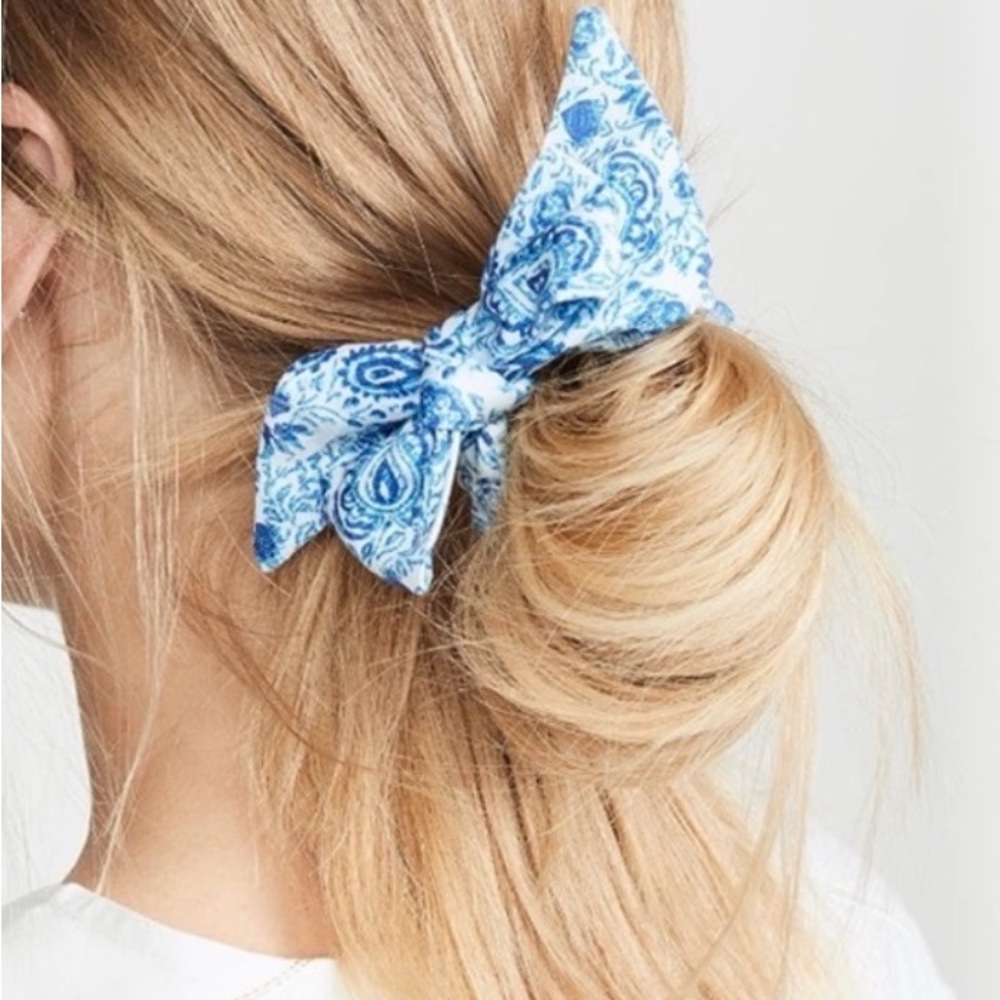 Hemant and Nandita Pretty-in-Paisley Bow (set of 2)